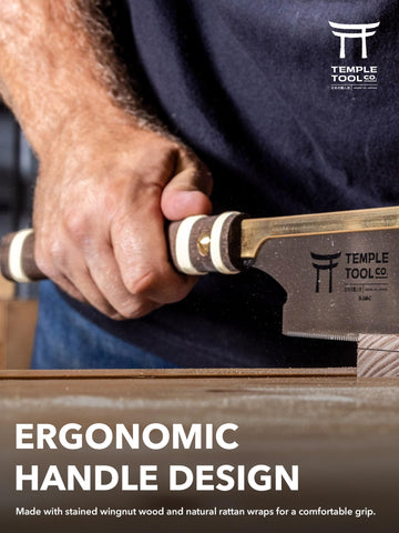 Temple Tool crosscut 9.5 saw for Kumiko work with precise lattice cuts.