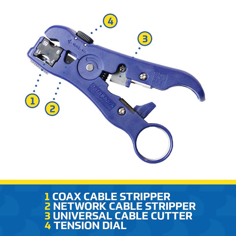 TEMPO DataShark 70029 coax-termination-ready blades enable dependable connector work