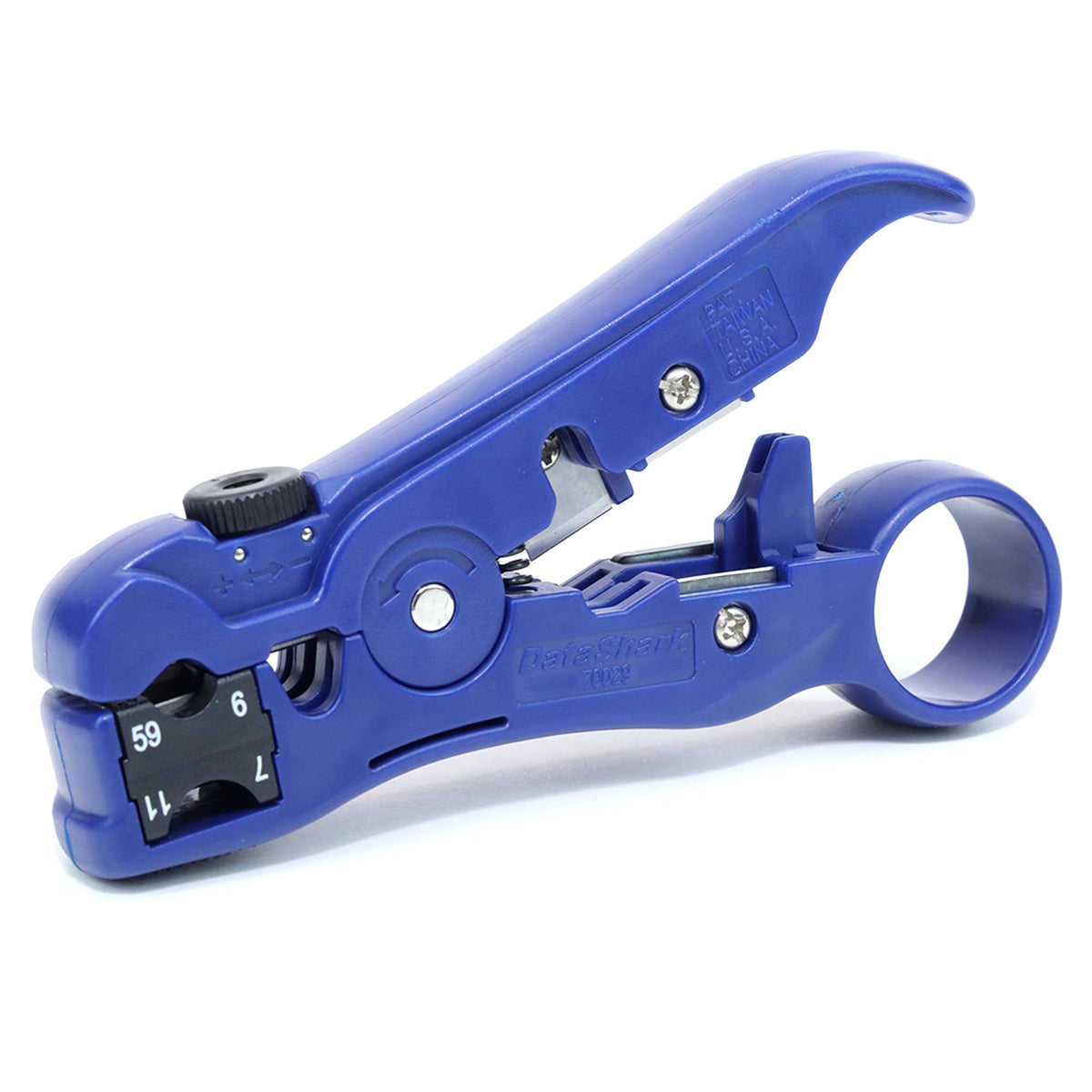 TEMPO DataShark 70029 cutter-stripper for precise cable prep on flat or round cables