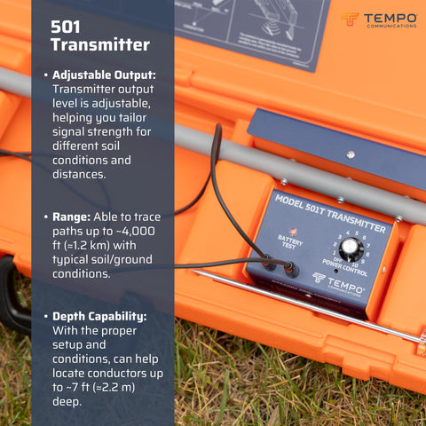 TEMPO inductive clamp supports active or dead system tracing.