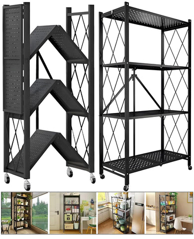 TEMZICK heavy-duty garage shelving unit portable for easy rearrangement