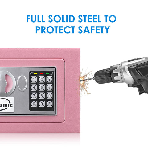 Tenamic safe box interior carpet protects valuables from scratches.