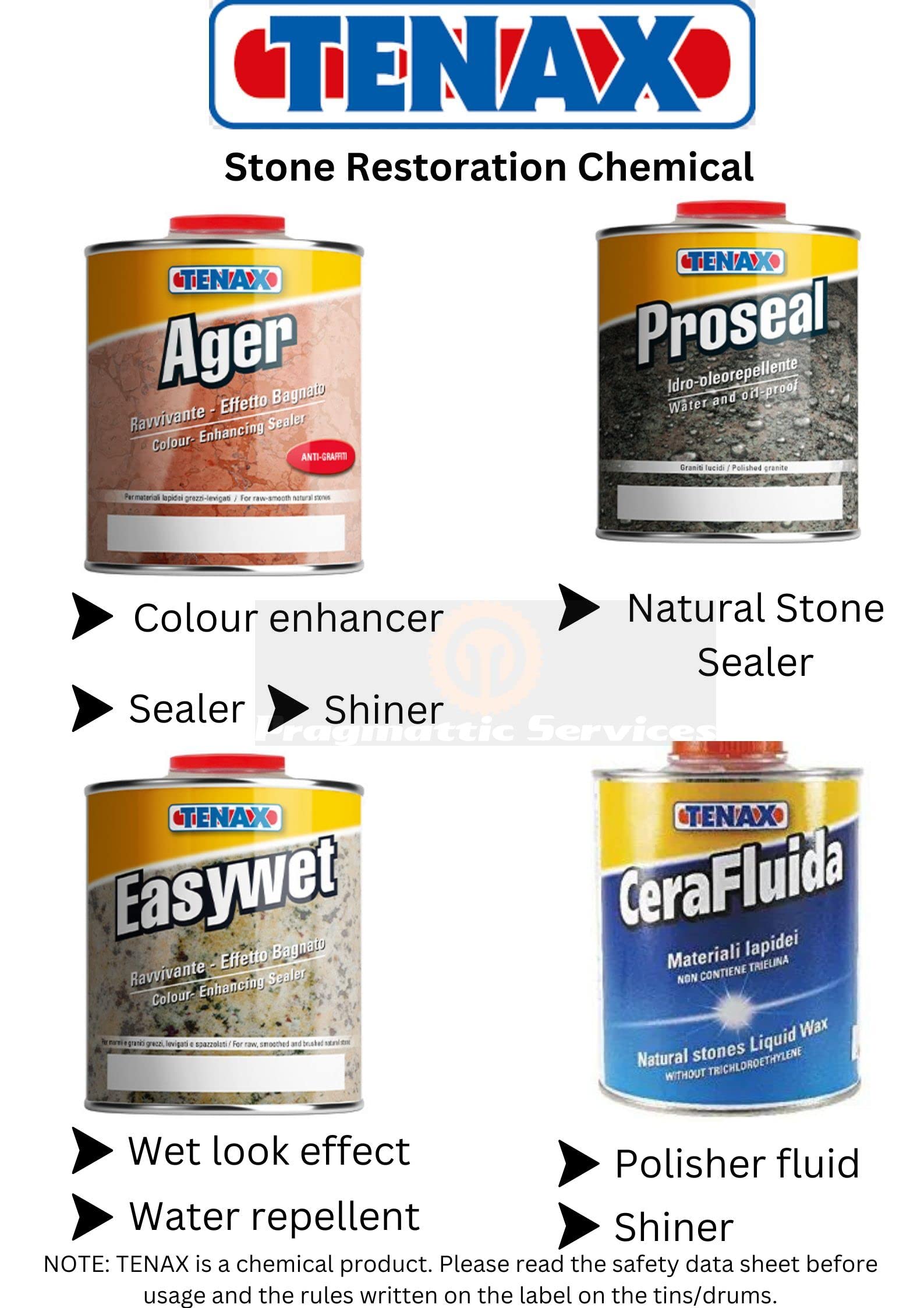 Tenax Hydrex indoor outdoor usage demonstrates versatile sealing for spaces.