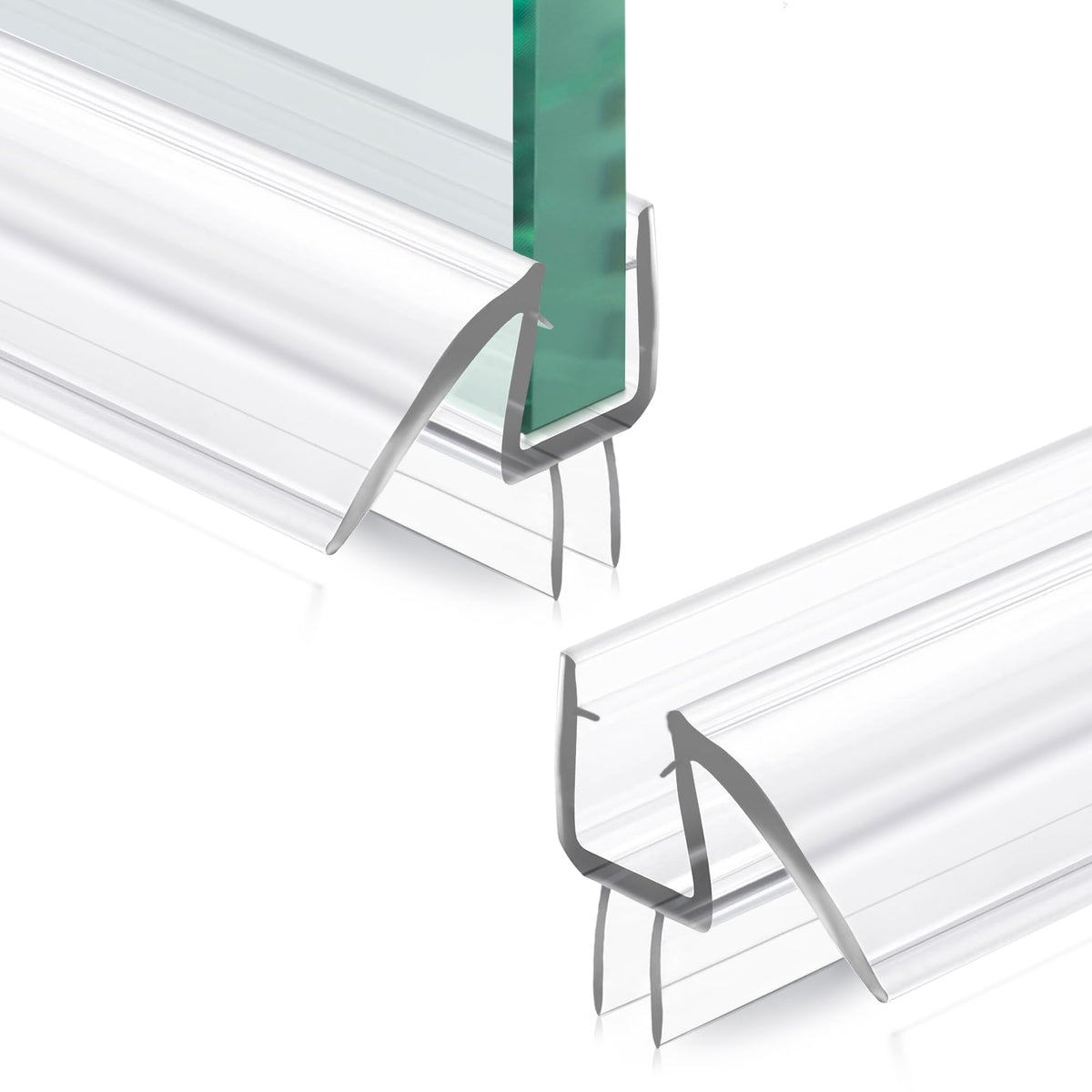 TENGFEEI shower seal 2pack 3-8x39 fits 10 mm glass, reduces leaks.