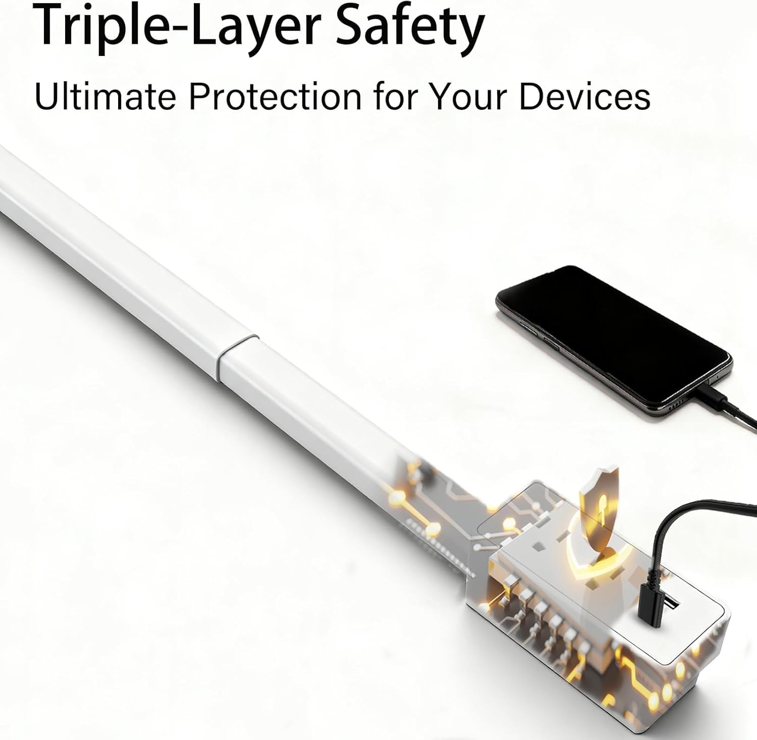 Tenhonce outlet extender ETL-certified safety and surge protection for reliable power
