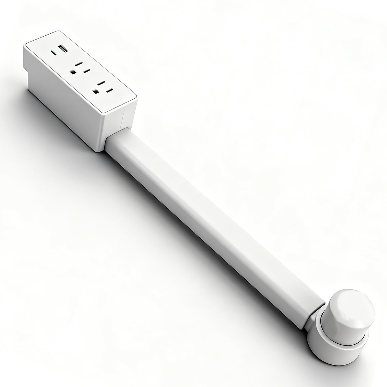 Tenhonce outlet extender with telescopic reach ready behind furniture for flexible access