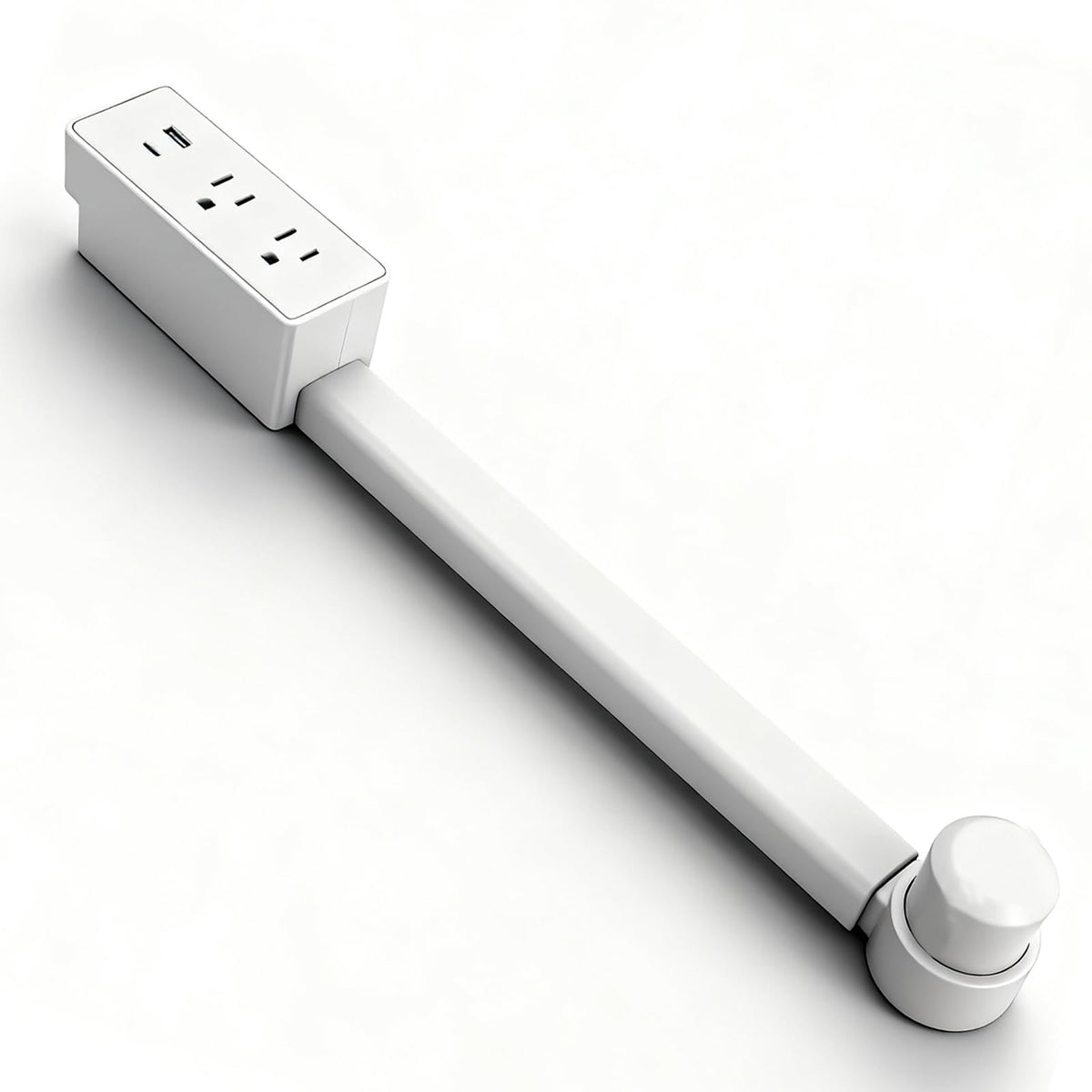 Tenhonce outlet extender with telescopic reach ready behind furniture for flexible access