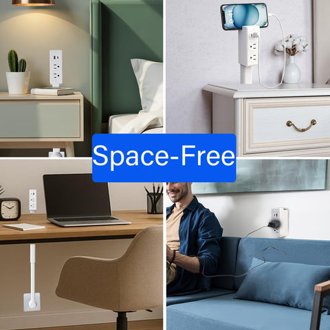 Tenhonce outlet extender in a tight space corner for easy access