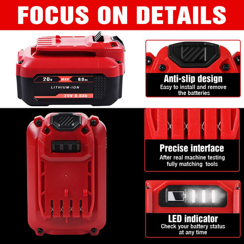 TenHutt 20V 6.0Ah battery cmcb202 delivers reliable power to cordless tools