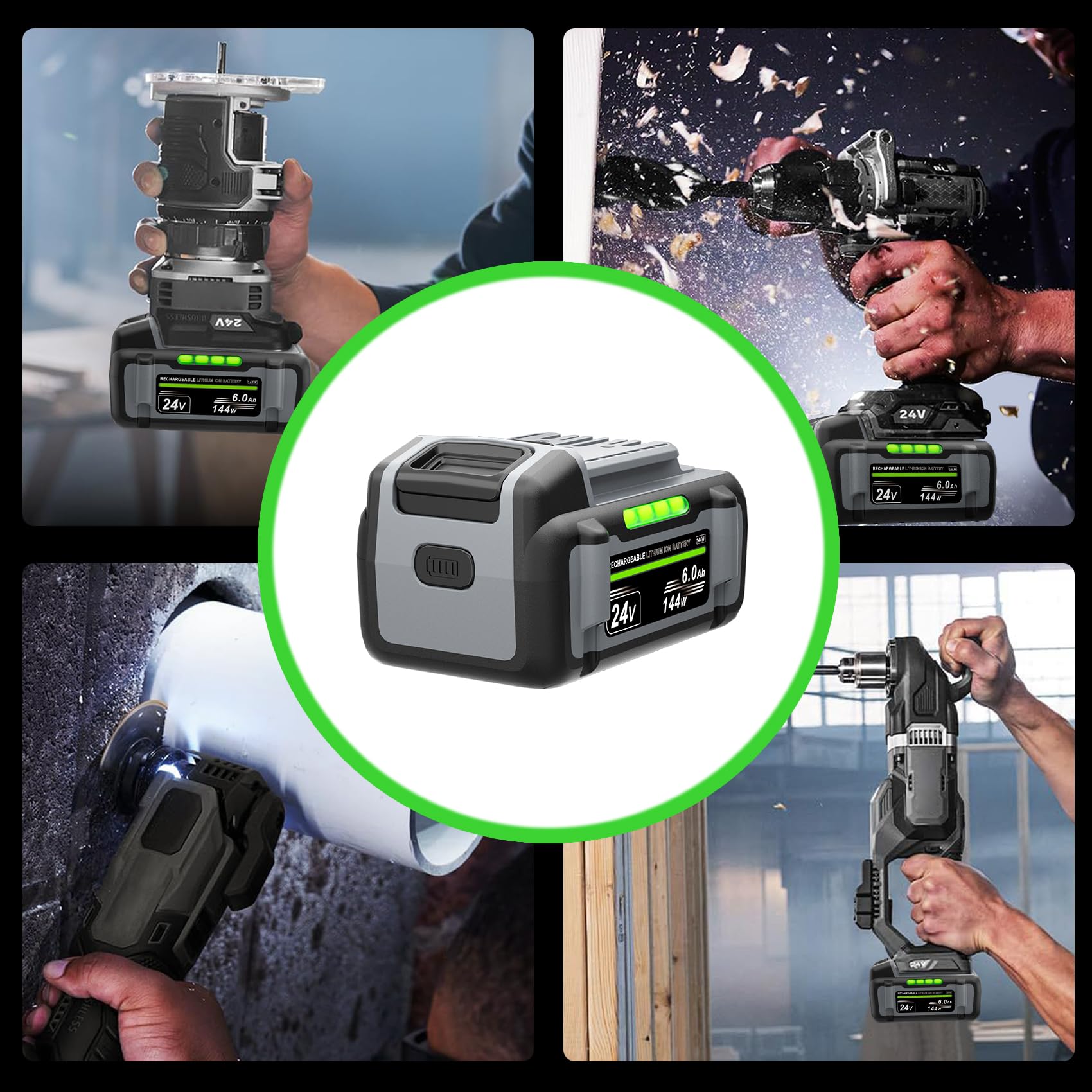 TenHutt Quick Release button enables fast, tool-free battery swaps on site.