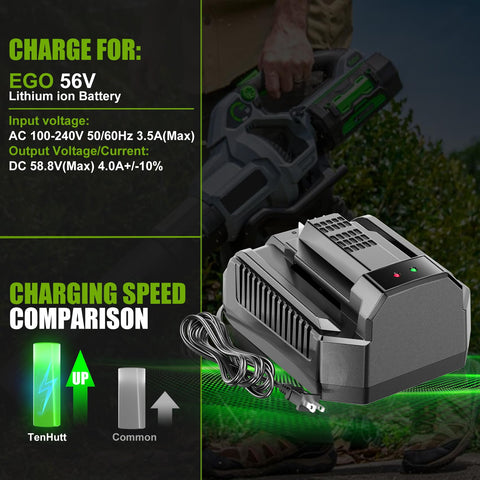 TenHutt CH2100 LED indicator shows charging status for safe monitoring.