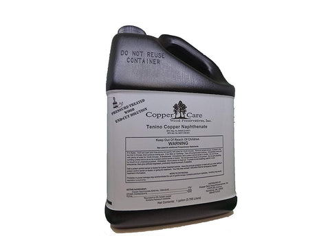 Treated wood with Tenino shows improved moisture and pest resistance.