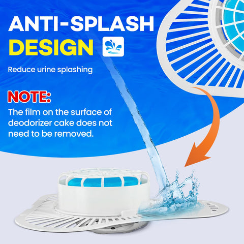 TENKAIWICK anti-clogging urinal cake filter helps prevent drain debris