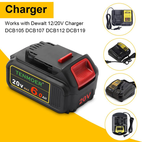 TENMOER 6.0Ah battery packaging ready for display