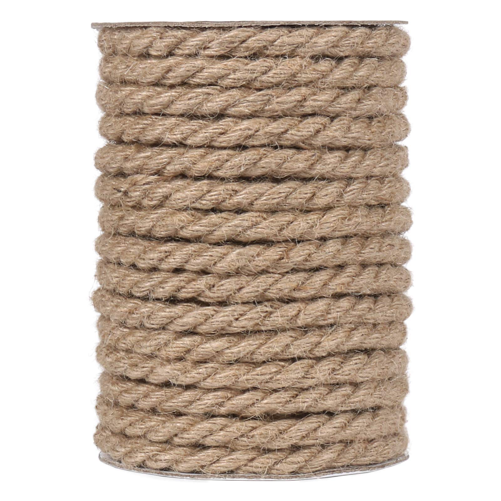 Tenn Well 10mm jute rope spool, sturdy twine for crafts and home projects.