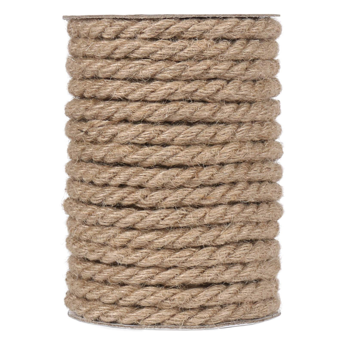 Tenn Well 10mm jute rope spool, sturdy twine for crafts and home projects.