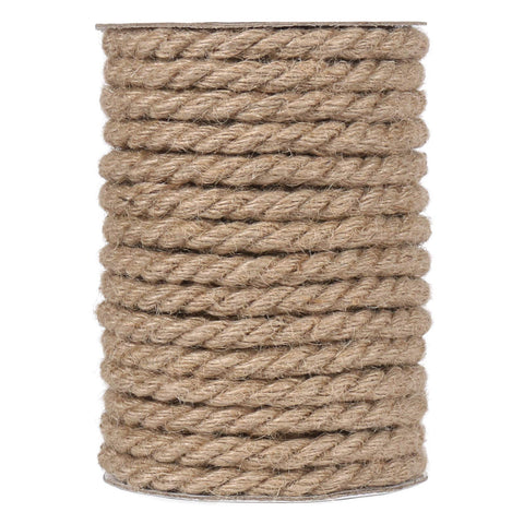 Tenn Well 10mm jute rope spool, sturdy twine for crafts and home projects.