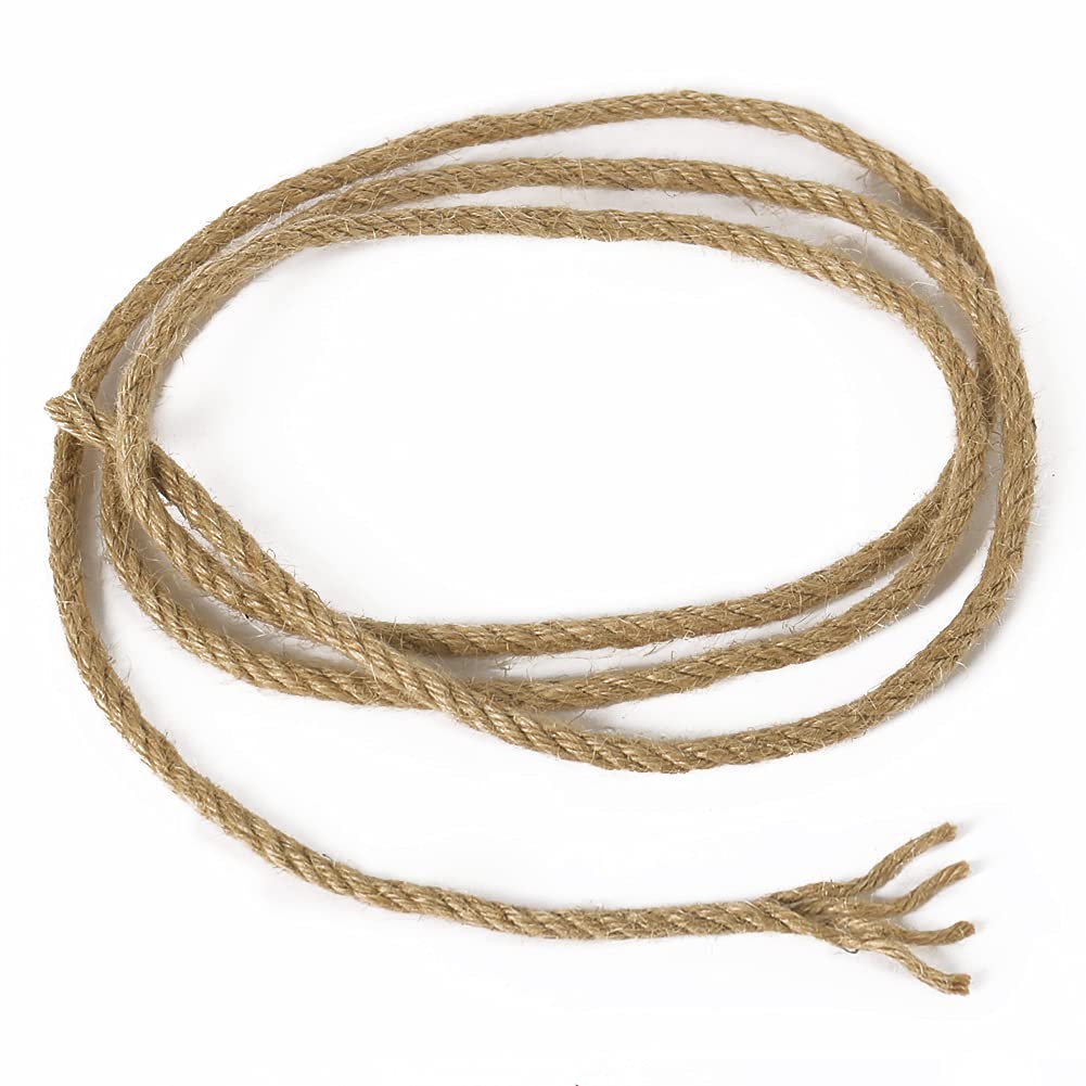 Tenn Well 4-ply jute rope on spool, easy unraveling and storage.