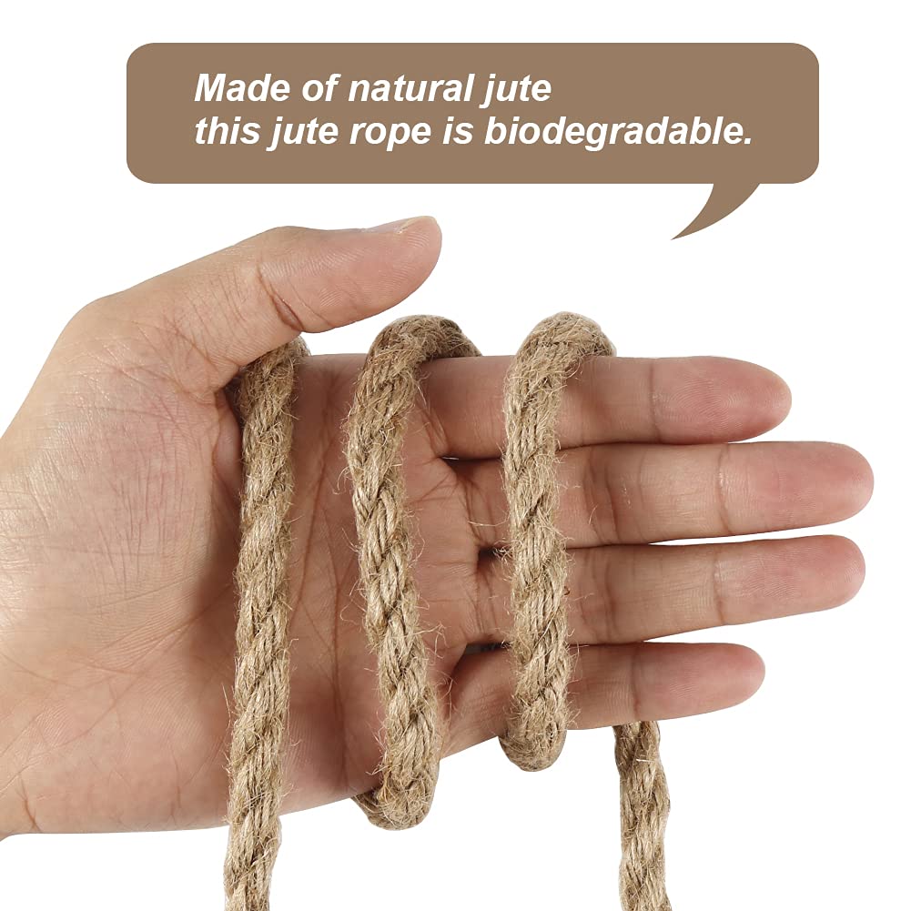 Tenn Well 8mm jute rope wall hanging showcasing durable decorative twine.