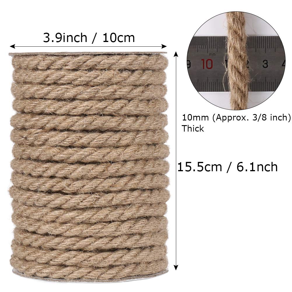 Tenn Well garden use jute rope, eco-friendly solution for plan ties and trellis projects.