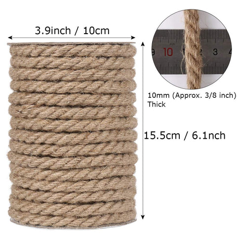 Tenn Well garden use jute rope, eco-friendly solution for plan ties and trellis projects.
