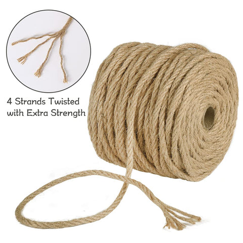 Tenn Well jute twine for crafting, ideal for macrame and home decor projects.