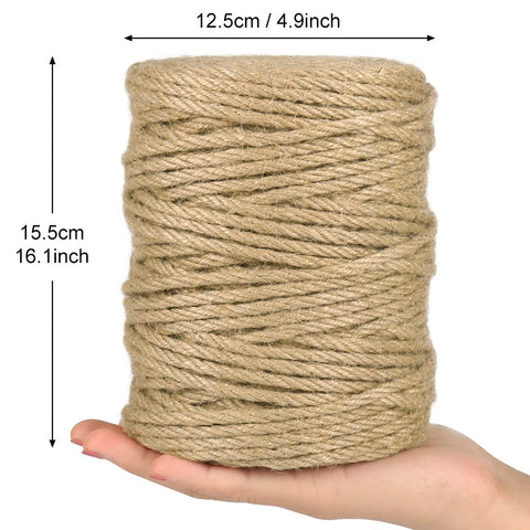 Tenn Well jute rope suitable for DIY macrame plant hangers and more.