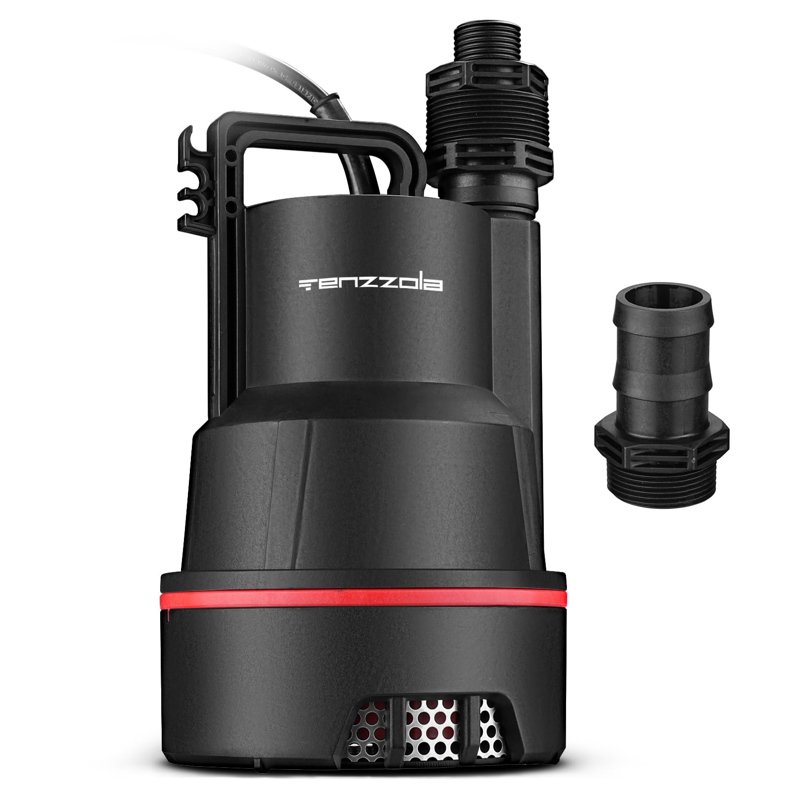 Tenzzola submersible pump body enables fast water removal in basements