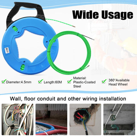 Teodute ergonomic handle design offers comfortable pulling during installations.