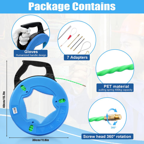 Teodute seven leader tips enhance straightness and pipe navigation.