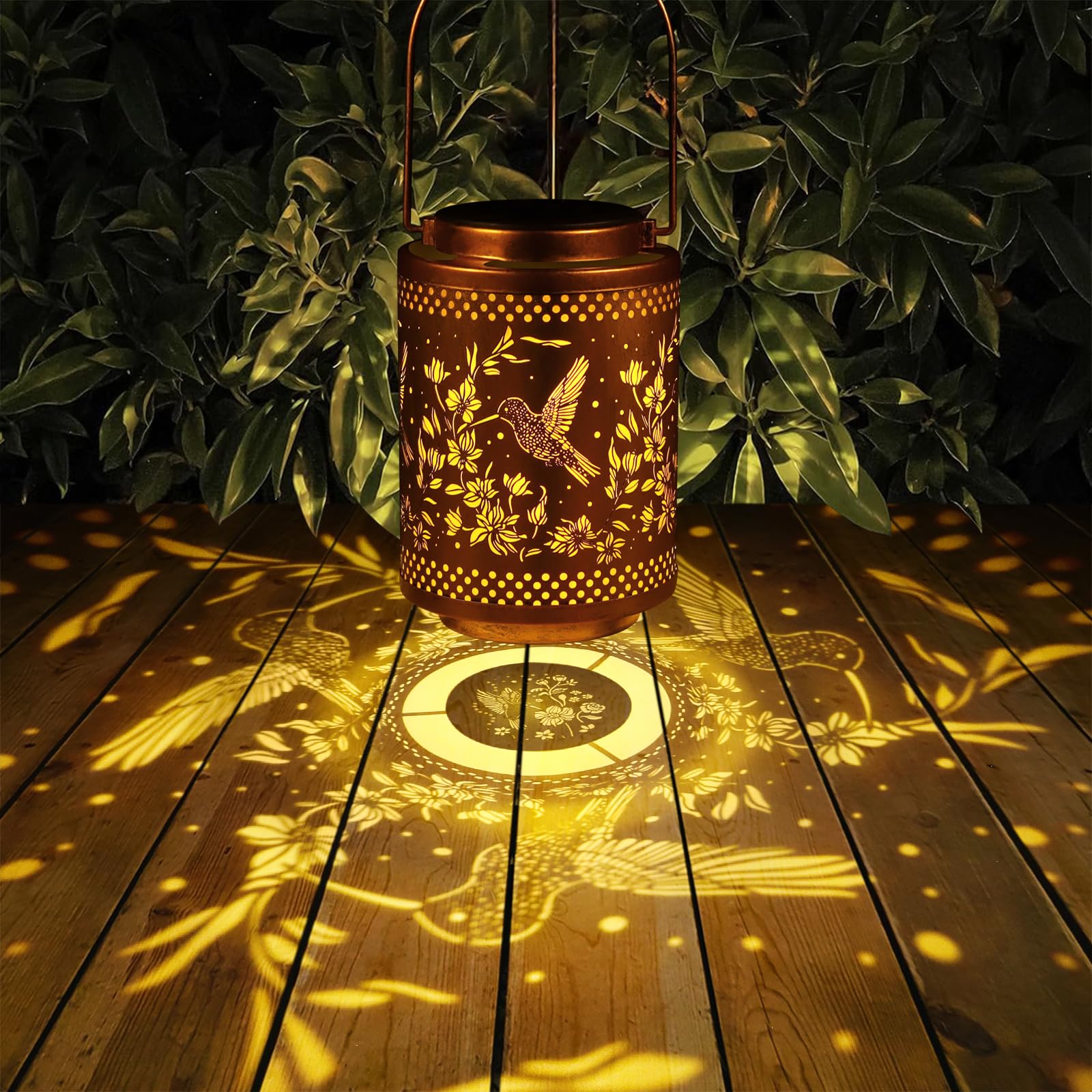 Tepaken hummingbird lantern makes a thoughtful birthday or gift idea.