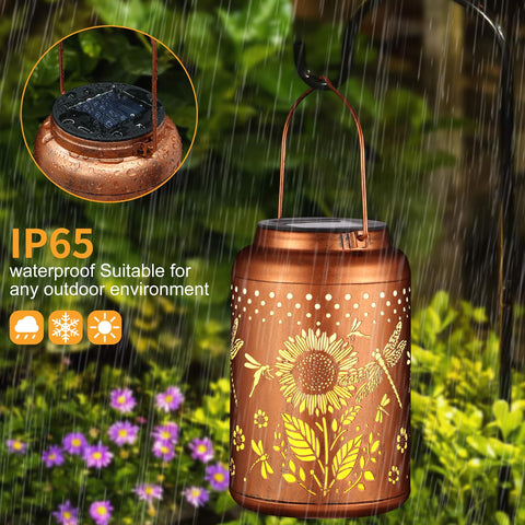Durable Tepaken lantern features metal build and weatherproof protection for outdoor use.