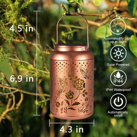 Tepaken Rose Butterfly lantern decorates patios, porches, and balconies.