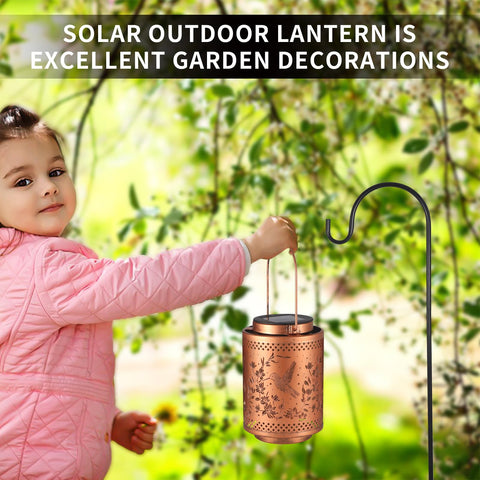 Tepaken two-pack LED lanterns offer versatile yard decoration with solar power.