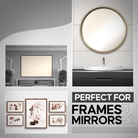 TERET wall mount setup using French cleat hanger enables flexible decor placement.