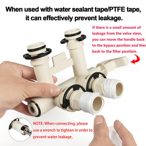 TERGTIRY kit in use under sink demonstrating convenient, standard-sized fit