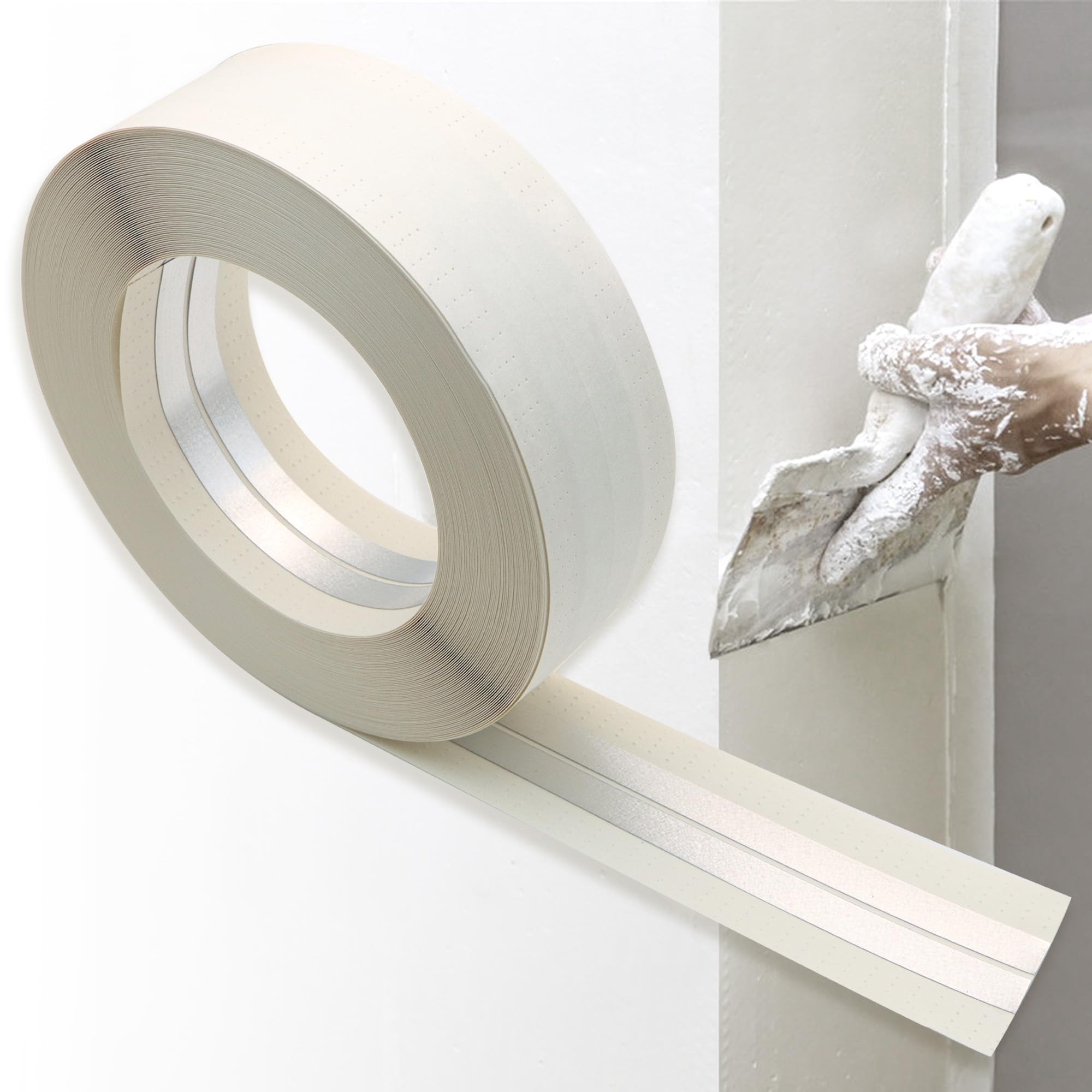 Terixe drywall corner tape 100ft roll reinforces inside corners for durable repairs.