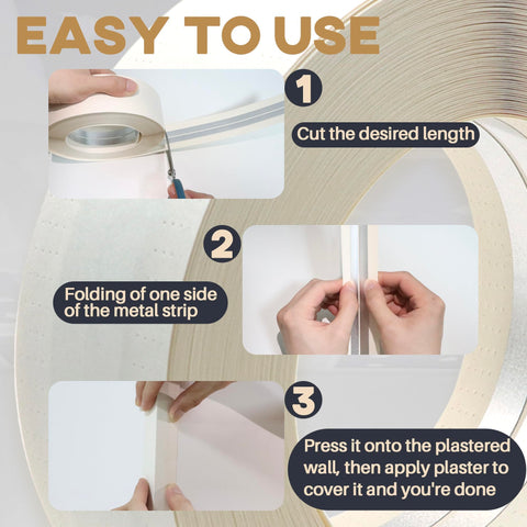Terixe tape shows neat openings that improve adhesion for quick placement.