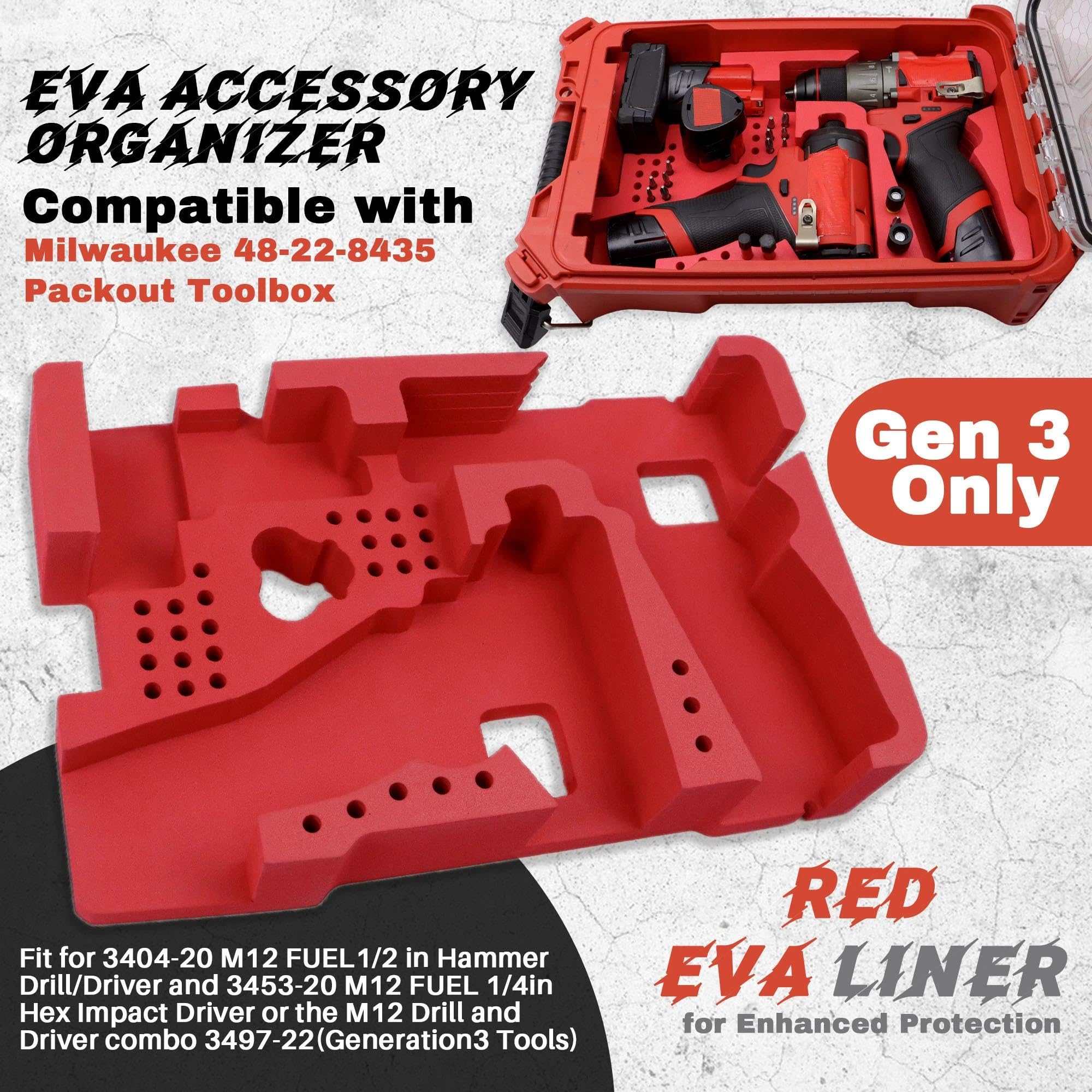 Terixe EVA liner precision-cut foam keeps 3497-22 tools neatly organized.