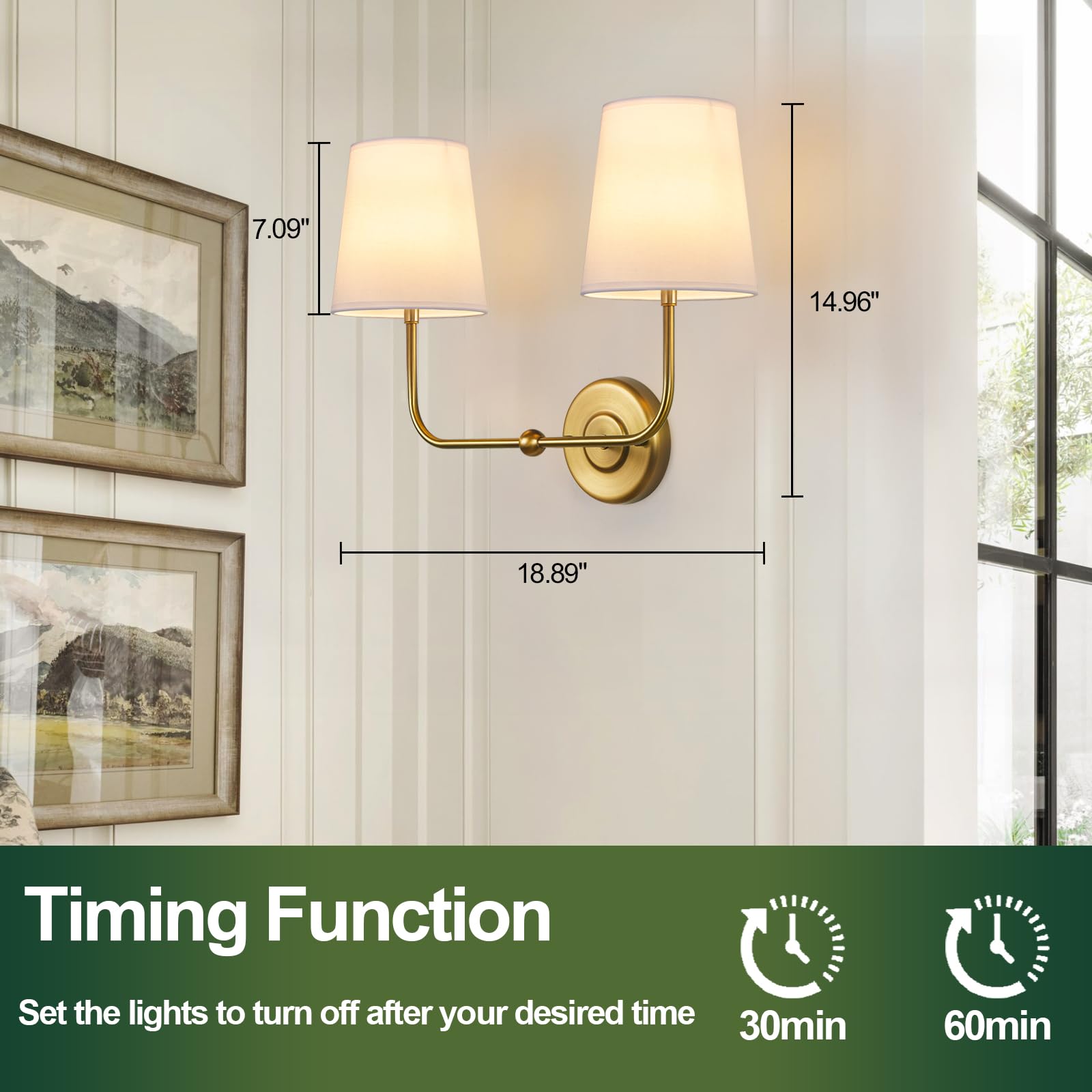 TERLEENART USB-C charging ensures quick power top-up for the bulb.