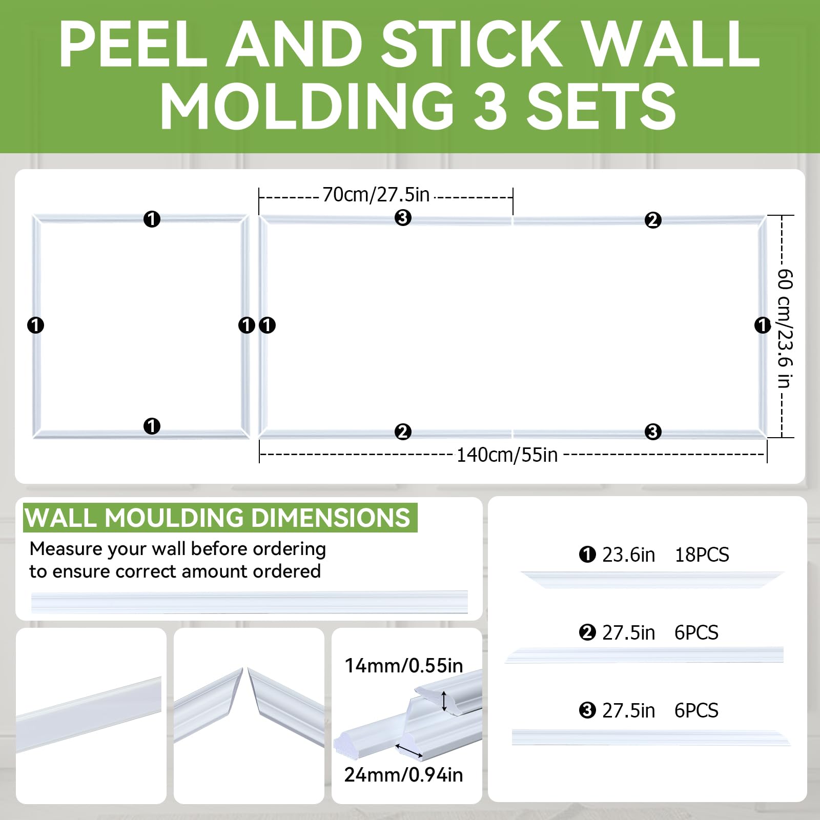TEROMAS 3D wall panel kit enhances living room aesthetics with lightweight wood-like appeal.