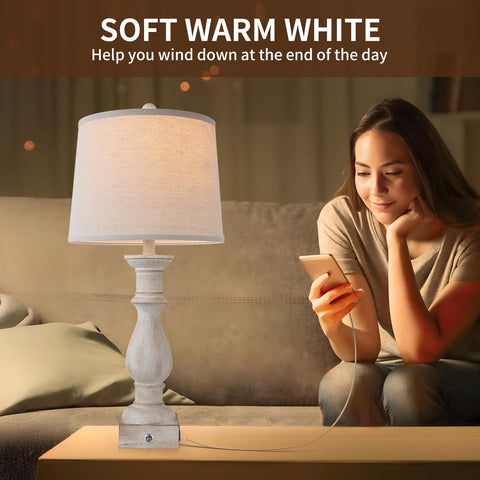 Terpsichore table lamps set of 2 dimmable-control highlights adjustable brightness for reading
