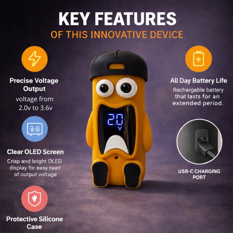 TerpTech Mini Solder USB Rechargeable design supports cordless field repairs.