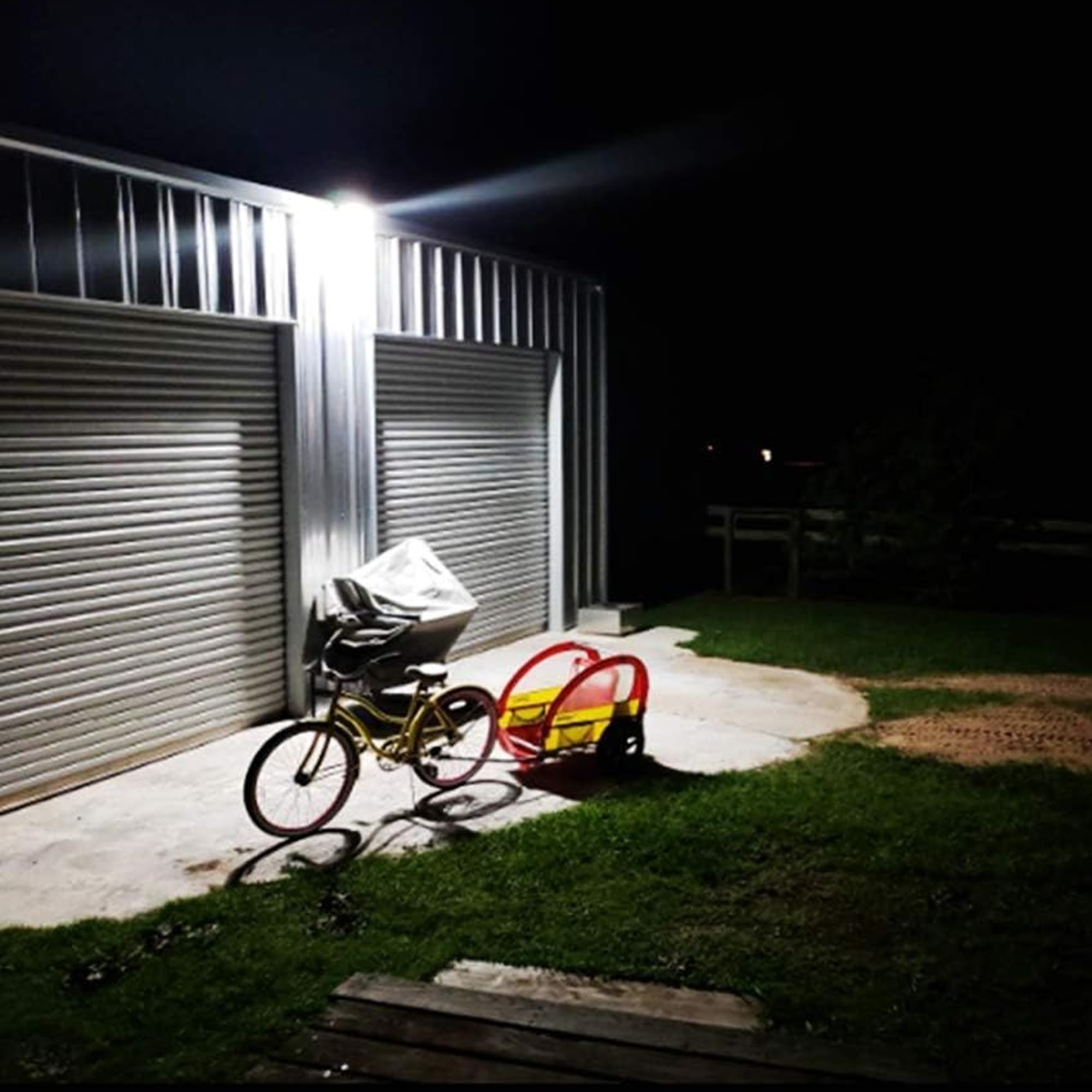 TERRASON barn light ideal for garage, porch, and driveway illumination.