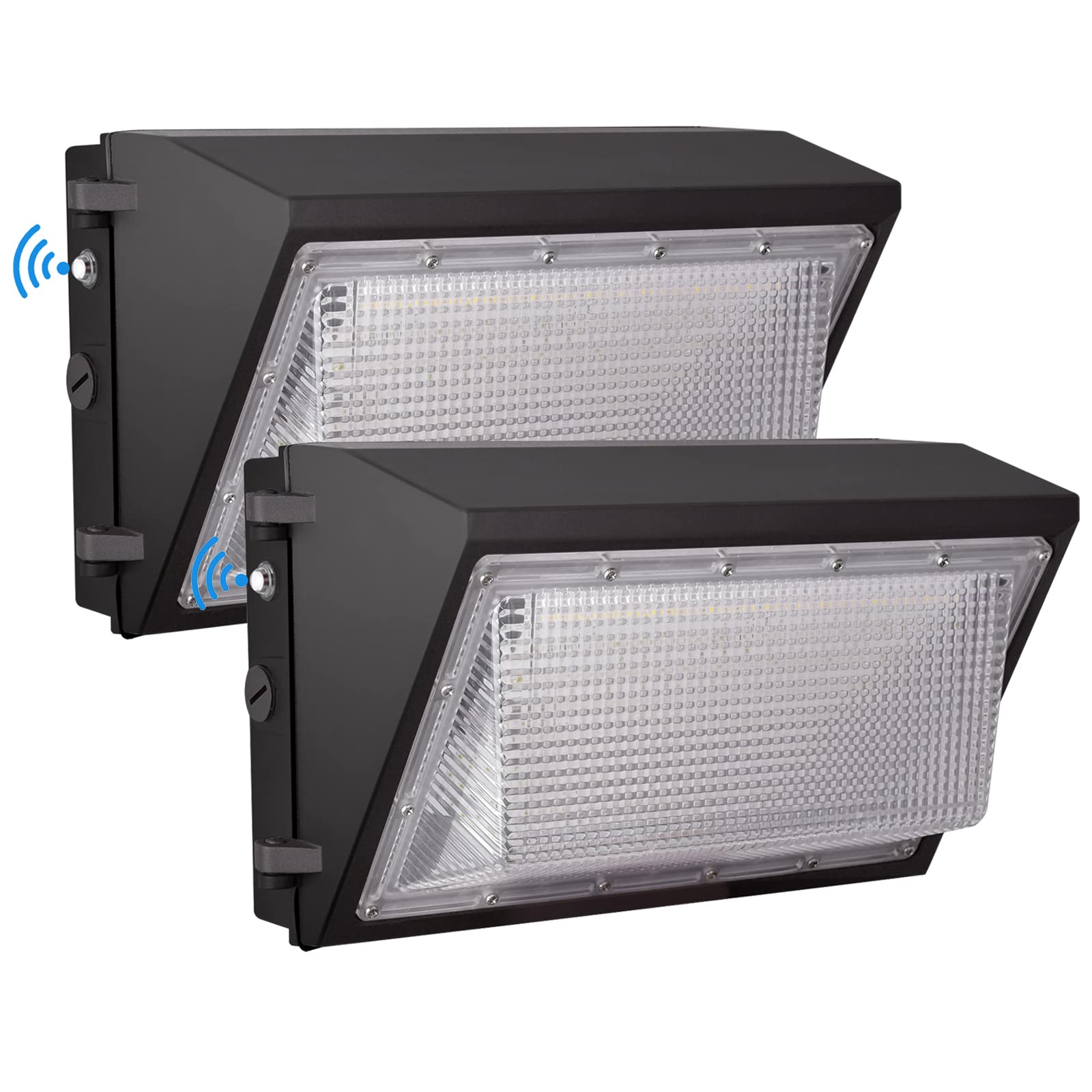 Tesoorda LED wall pack front view for reliable outdoor illumination and energy savings.