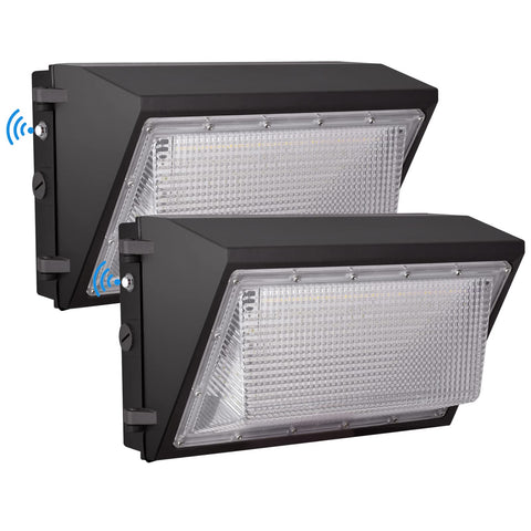 Tesoorda LED wall pack front view for reliable outdoor illumination and energy savings.