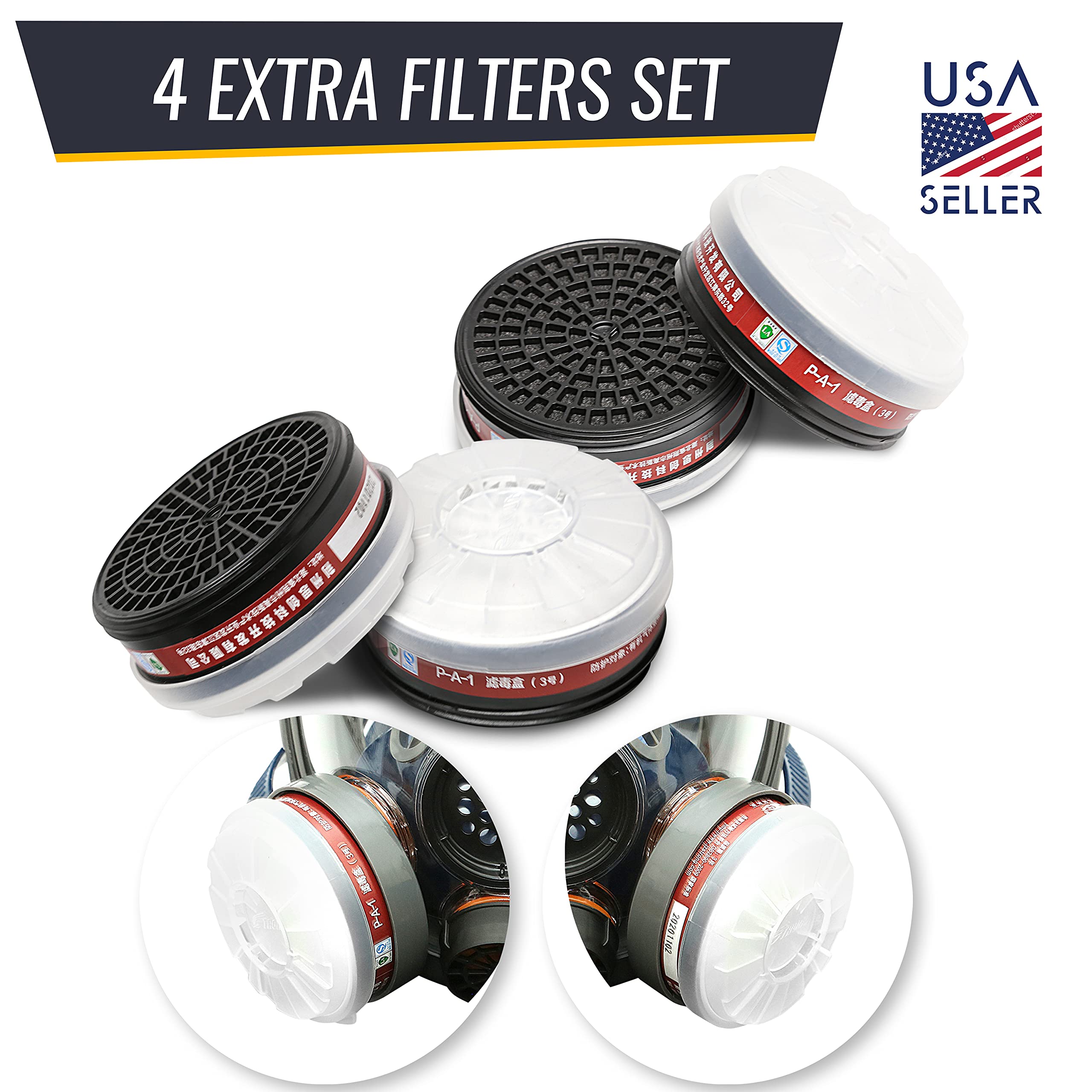 Tesoro Moda carbon filter closeup shows carbon media designed for broad vapor capture.