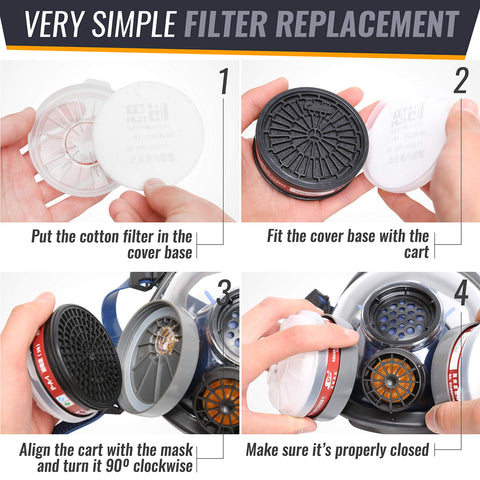 Tesoro Moda filter covers pack demonstrates protective shells for easy replacement.