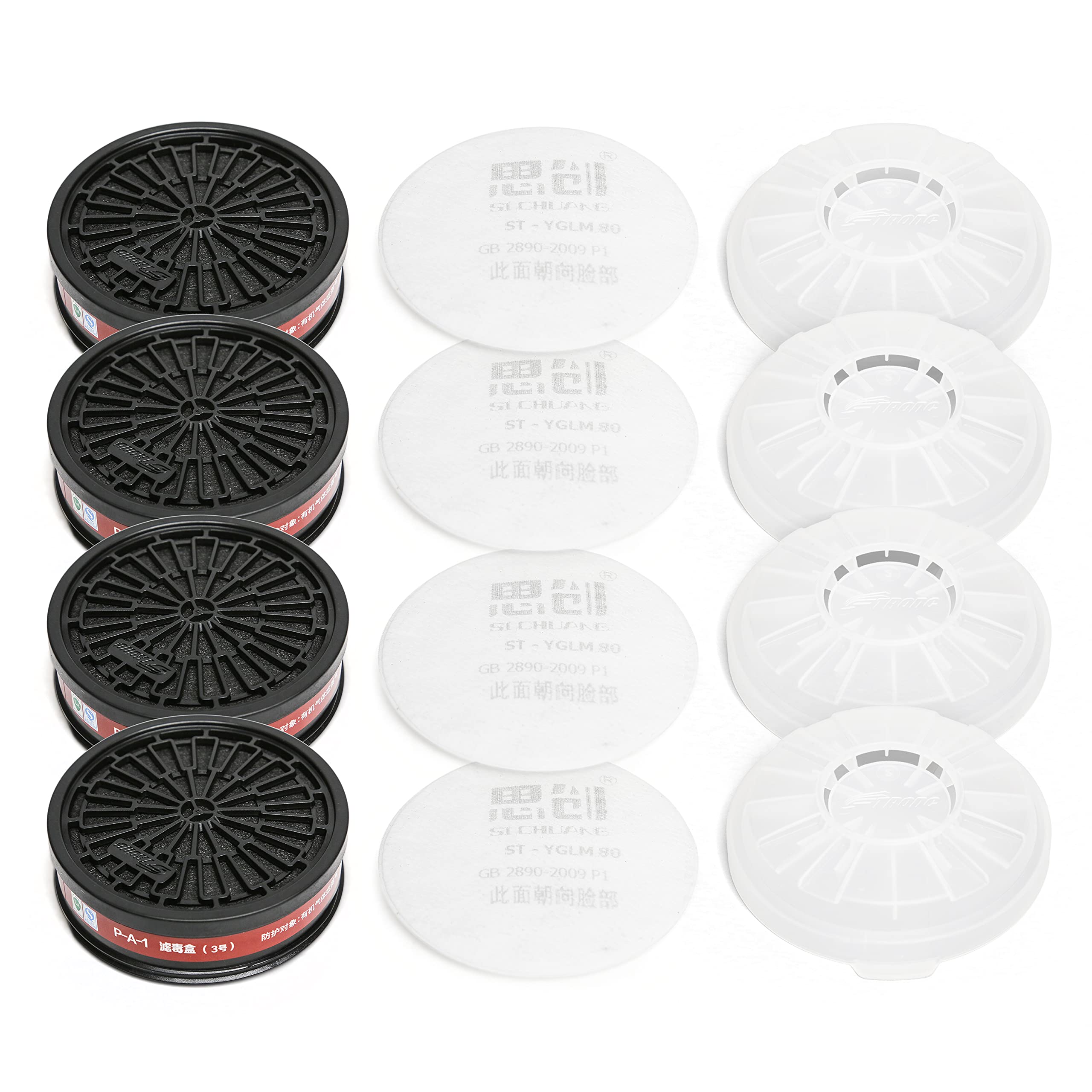 Tesoro Moda replaceable filter cartridges set pack shot highlights filtration options for Tesoro masks.