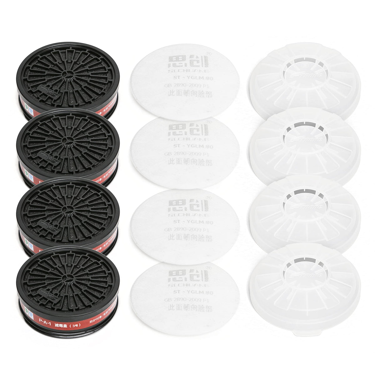 Tesoro Moda replaceable filter cartridges set pack shot highlights filtration options for Tesoro masks.